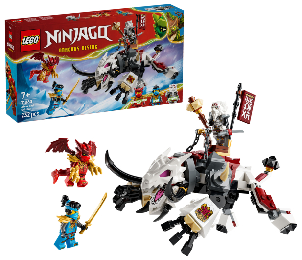 LEGO NINJAGO 71863 Zilvar i smocza bestia Grimtak - 1529844 - zdjęcie 2
